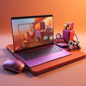 3d view laptop deviceii 1